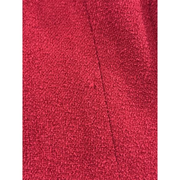 Neiman Marcus Exclusive Women’s Red Wool Blend Pleated Skirt Size 8 USA - Picture 4 of 7